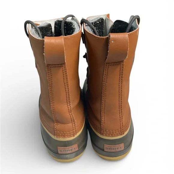 Sorel Men's Tan and Black Snow Boots - Picture 3 of 5